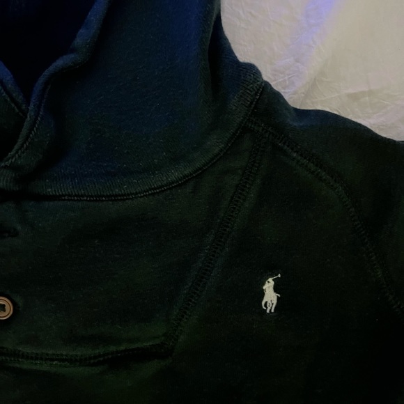 POLO by Ralph Lauren dark forest green sweater - Picture 4 of 6